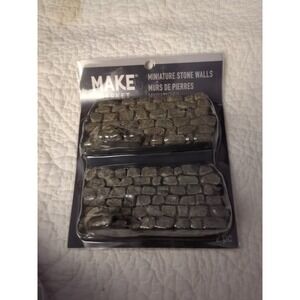 Miniature Rock Wall, Fairy Garden Textured Stone Wall,  Fairy Garden Landscaping